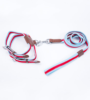 Multi color weaving Leash